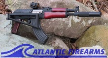 Draco AK47 Rifle Folder w/ Red Wood Furniture Set