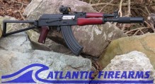Draco AK47 Rifle Folder w/ Red Wood Furniture Set