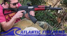 Draco AK47 Rifle Folder w/ Red Wood Furniture Set