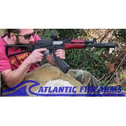 Draco AK47 Rifle Folder w/ Red Wood Furniture Set