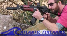 Draco AK47 Rifle Folder w/ Red Wood Furniture Set
