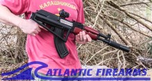 Draco AK47 Rifle Folder w/ Red Wood Furniture Set