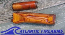 RUSSIAN SURPLUS BLOND WOOD LAMINATE AK74 STOCK SET