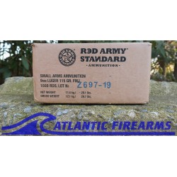 Red Army Standard 9mm Ammunition 1000 Round Case