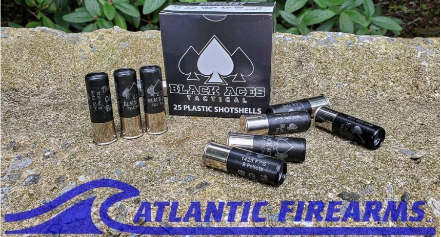 Black Aces Tactical 12ga Buckshot- Law Enforcement Grade 250 Round Case
