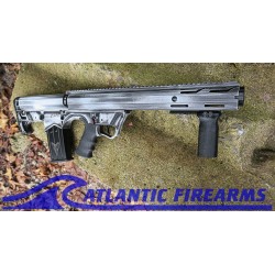 Black Aces Tactical Bullpup Pump Shotgun- White- Left Hand- BATBPPDWLH