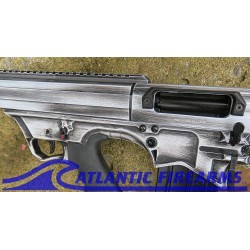 Black Aces Tactical Bullpup Pump Shotgun- White- Left Hand- BATBPPDWLH