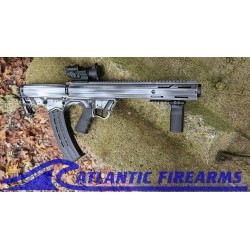 Black Aces Tactical Bullpup Pump Shotgun- White- Left Hand- BATBPPDWLH