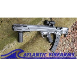 Black Aces Tactical Bullpup Pump Shotgun- White- Left Hand- BATBPPDWLH