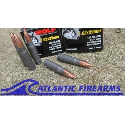 AK 47 Ammo 7.62x39 Wolf Performance Ammo 1000 Rnds 122 Gr FMJ