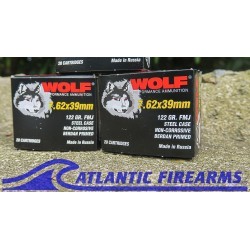 AK 47 Ammo 7.62x39 Wolf Performance Ammo 1000 Rnds 122 Gr FMJ