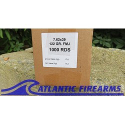 AK 47 Ammo 7.62x39 Wolf Performance Ammo 1000 Rnds 122 Gr FMJ