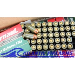 9MM Makarov 94gr FMJ Ammunition 1000 Round Case
