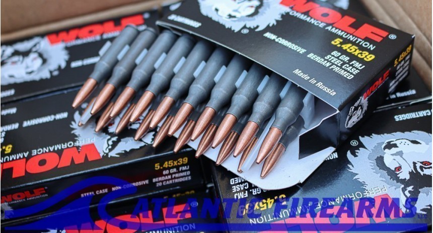 Wolf Performance Ammunition 5.45x39 1000 Round Case