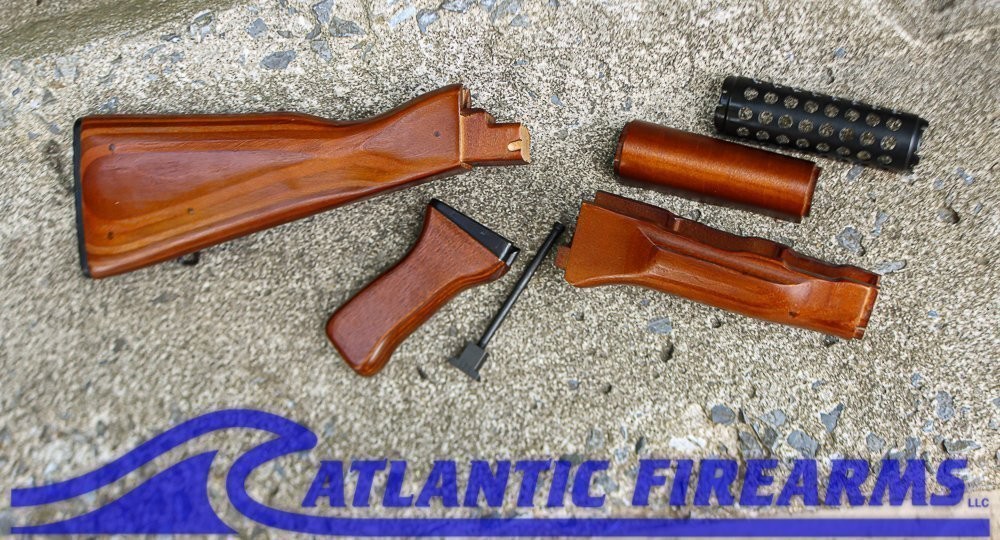 AK-47 Rifle Stock Set Honey Laminate