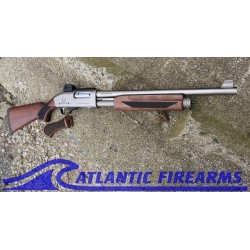 Black Aces Pro X Tactical Pump Shotgun Silver Walnut- BATPSXSW