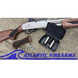 Black Aces Pro X Tactical Pump Shotgun Silver Walnut- BATPSXSW
