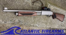 Black Aces Pro X Tactical Pump Shotgun Silver Walnut- BATPSXSW