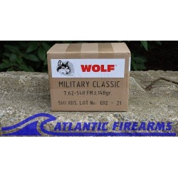 Wolf 7.62x54 Military Classic  Ammunition- 500 Round Case
