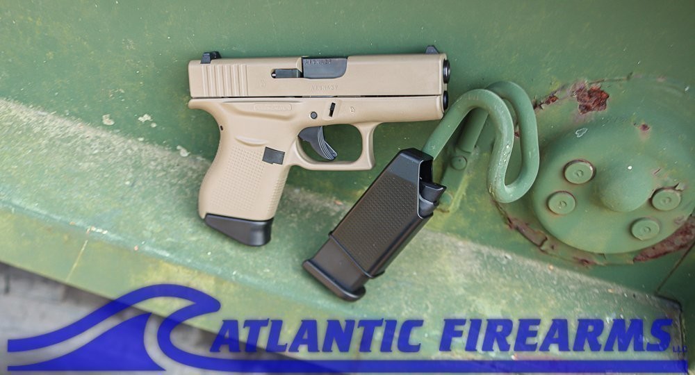 Glock 43 9MM Pistol FDE- PI4350201FDE