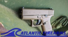 Glock 43 9MM Pistol FDE- PI4350201FDE