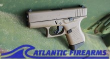 Glock 43 9MM Pistol FDE- PI4350201FDE