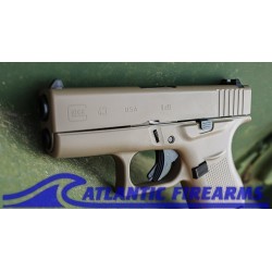 Glock 43 9MM Pistol FDE- PI4350201FDE