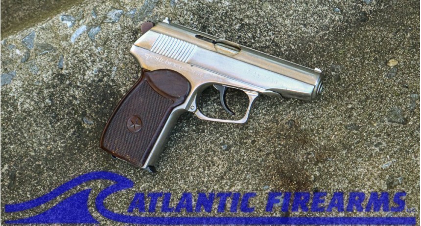 Bulgarian Makarov 9x18 Pistol-Surplus-Chrome Finish