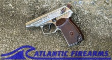 Bulgarian Makarov 9x18 Pistol-Surplus-Chrome Finish
