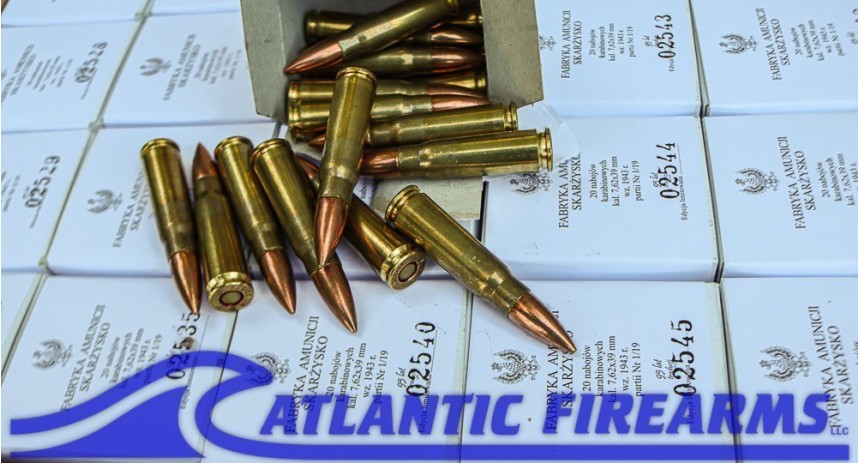 AK47 Brass Ammunition 762X39 Mesko/ Poland