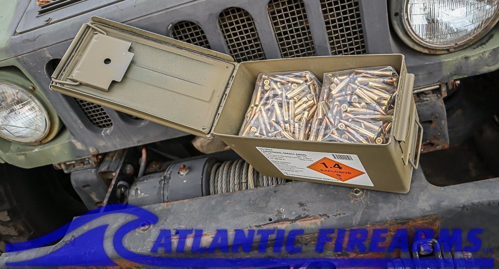 ADI 5.56 NATO 62Gr Full Metal Jacket 900 Rounds w/ Ammo Can