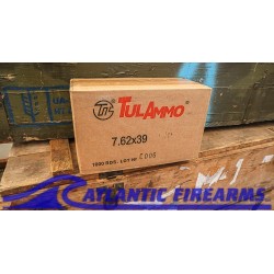 TulAmmo 7.62x39  Ammo FMJ 1000 Round Case