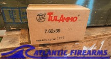 TulAmmo 7.62x39  Ammo FMJ 1000 Round Case