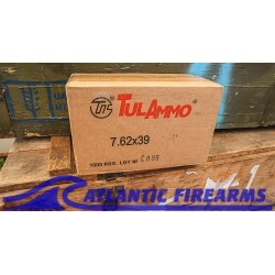 TulAmmo 7.62x39  Ammo FMJ 1000 Round Case