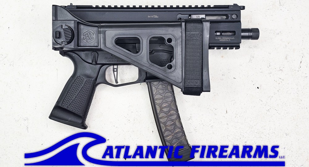 Grand Power Stribog SP9A3S 9MM Pistol W/ Brace