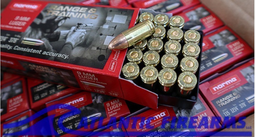 Norma 9mm Brass Range & Training Ammo