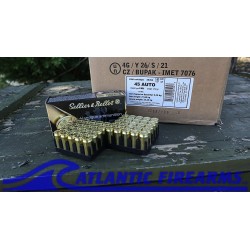 Sellier & Belott 45ACP Ammunition 1000 Round Case