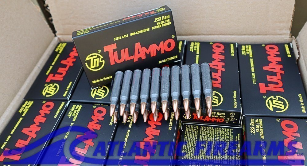 Tulammo .223 Ammo 1000 Round Case