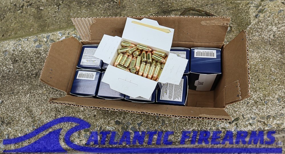 AAC 9MM 124GR FMJ AMMUNITION, 1000RD BOX