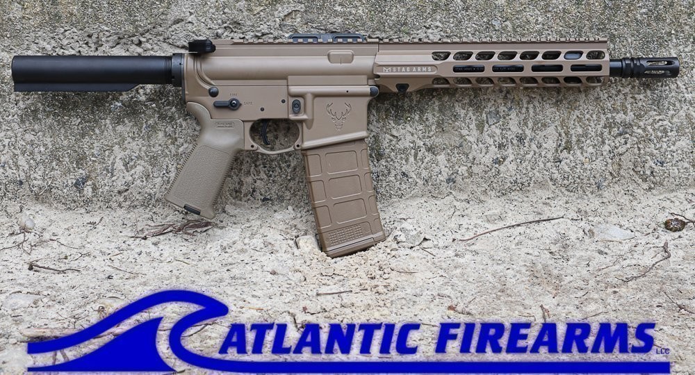 Stag 15 Tactical 10.5" Left Hand AR15 Pistol- FDE