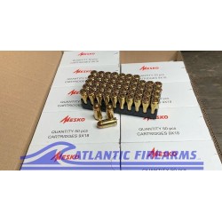 9MM Makarov Brass Ammunition- 9x18 1000 Rds- Mesko/ Poland