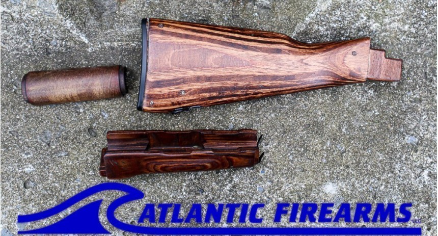 Polish AK47 Stock Set Dark Laminate