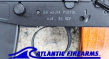 VZ 61 7.65 Pistol- Wood Grip