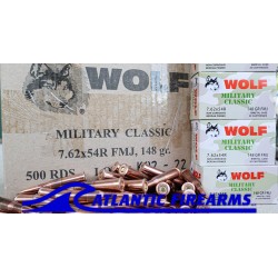 Wolf 7.62x54R Ammo- 500 Rounds