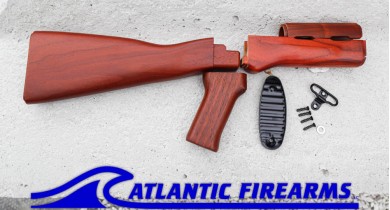 AK47 Stock Set-Sunburst Walnut