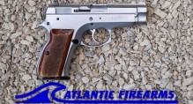 Tanfoglio Mossad Compact Pistol-Nickel Wood Grip VG-E