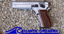 Tanfoglio Mossad Compact Pistol-Nickel Wood Grip VG-E