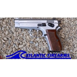 Tanfoglio Mossad Compact Pistol-Nickel Wood Grip VG-E