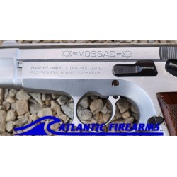 Tanfoglio Mossad Compact Pistol-Nickel Wood Grip VG-E
