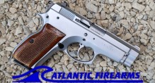 Tanfoglio Mossad Compact Pistol-Nickel Wood Grip VG-E
